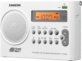 Rádio Portátil Sangean PR-D9W AM/FM/NOAA Alert White