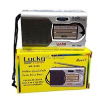 Rádio Portátil Stereo Slim AM FM - Lucky Amazonia