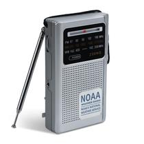 Rádio portátil T.TAOMI NOAA Weather AM FM Transistor Radio