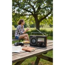 Rádio Portátil USB Bluetooth: Som e Liberdade em Qualquer Lu Rádio Portátil USB Bluetooth: Som e Liberdade em Qualquer Lu