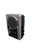 Rádio Portátil Walkman Retro Am fm Prateado Rádio Portátil Walkman Retro Am fm Prateado