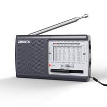 Rádio portátil XHDATA D219 AM/FM com forte recepção cinza
