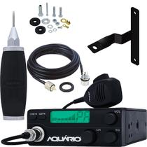 Radio Px 40 Canais Homologado Anatel Rp-40 Antena PX Marinox 2,70 Metros B-2003P Cabo 5,5 Metros Suporte Mercedes Benz MB Bicudo Parafusos Anti Furto