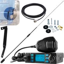 Rádio Px 80 Canais Antena Argentina Black Cabo 5,5m Suporte Dianteiro Carona Daf Rádio Px 80 Canais Antena Argentina Black Cabo 5,5m Suporte Dianteiro Carona Daf