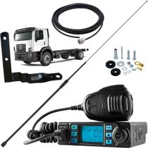 Rádio Px 80 Canais Antena Black Prolongador Argentina Cabo 5,5m VW Constellation Motorista Rádio Px 80 Canais Antena Black Prolongador Argentina Cabo 5,5m VW Constellation Motorista