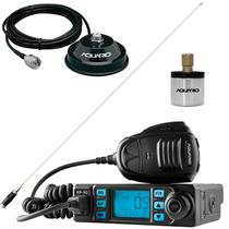 Rádio Px 80 Canais Antena Inox Mini Maria Mole Suporte Magnético Cabo 4mts Adaptador Rádio Px 80 Canais Antena Inox Mini Maria Mole Suporte Magnético Cabo 4mts Adaptador