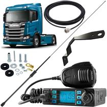 Rádio Px 80 Canais Argentina Black 1,08m Scania Streamline Parafusos - AQUARIO Rádio Px 80 Canais Argentina Black 1,08m Scania Streamline Parafusos - AQUARIO