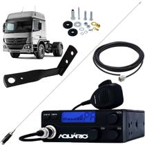 Rádio Px Antena Mini Maria Mole 1,40m Cabo 5,5m Mercedes Benz Atego Parafusos Rádio Px Antena Mini Maria Mole 1,40m Cabo 5,5m Mercedes Benz Atego Parafusos