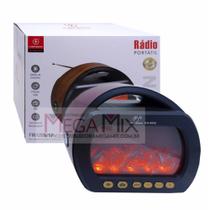 Rádio Recarregável Bluetooth (Lareira) FM/USB//TF KA-8926 - Kapbom