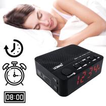 Rádio Relógio Alarme Lelong LE-674