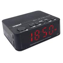 Radio Relógio com Alarme Caixa de Som Bluetooth LE-674 Radio Relógio com Alarme Caixa de Som Bluetooth LE-674