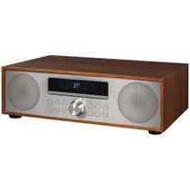 Rádio Relógio com CD Player Crosley CR3501A-WA Fleetwood Walnut