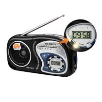 Rádio Relógio De Bolso Mini Portátil A Pilha AM/FM Qualidade Premium - Envio Rápido