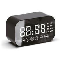 Rádio Relógio Despertador Digital 2 Flex Bluetooth FM LED 10x5cm Rádio Relógio Despertador Digital 2 Flex Bluetooth FM LED 10x5cm