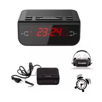 Radio Relógio Despertador Digital Alarme AM/FM