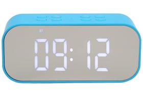 Rádio Relógio Despertador Temperatura Bluetooth Recarregavel Com Caixa De Som