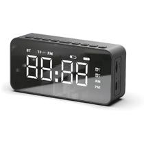 Rádio Relógio Digital Despertador 2 Flex Bluetooth FM LED 14x7cm Rádio Relógio Digital Despertador 2 Flex Bluetooth FM LED 14x7cm