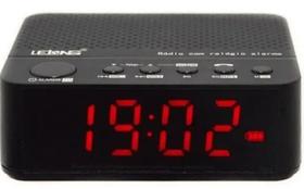 Rádio Relógio Digital Despertador Bluetooth Lelong LE-674 Rádio Relógio Digital Despertador Bluetooth Lelong LE-674