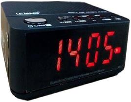 Radio Relogio Digital Fm Despertador Duplo Alarme Bivolt Bluetooth
