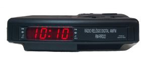 Radio relogio digital motobras am fm beep despertador