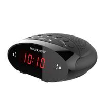 Radio Relógio Digital Multilaser Despertador Bivolt