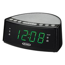Rádio-relógio Jensen JCR-160 AM/FM com alarme duplo e entrada auxiliar