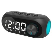 Radio Relógio Loft preto Radio Relógio Loft preto