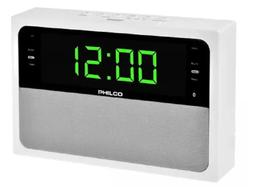 Rádio Relógio Philco Par1018Bt Gr Com Fm E Bluetooth Bivolt Branco