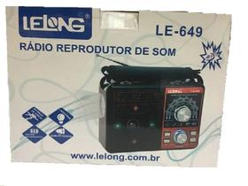 Rádio Reprodutor de Som Lelong LE 649