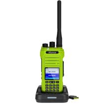 Rádio Retevis Ailunce HA1G GMRS, walkie-talkies de longo alcance, rádio bidirecional à prova d'água IP67, carregamento USB-C, alertas meteorológicos NOAA, rádio portátil GMRS para emergências, caiaque e esportes aquáticos (verde, 1 pacote)