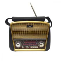 Rádio Retro 3w Bluetooth 5.1 Com Lanterna Jd-107