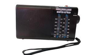 Radio retrô am e fm recarregavel antena externa Inova