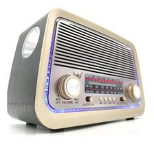 Rádio Retrô Antigo Altomex Bluetooth Lanterna Fm Am Usb