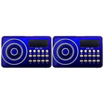 Radio Retro Antigo Pequeno Portátil Fm Usb Fone De Ouvido Cartão Micro Sd Recarregável Potente Digital Kit