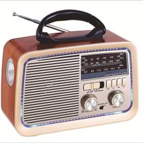 Radio Retro bluetooth ,entrada usb,microsd lanterna e sainda auxiliar AD-3199