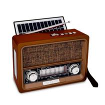 Radio Retro bluetooth ,entrada usb,microsd lanterna e sainda auxiliar AD-3199