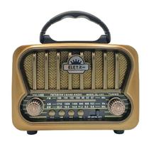 Rádio Retro Bluetooth Portátil Vintage Antigo Fm Am Sw Usb - Booglee