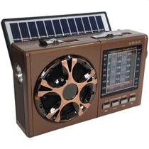 Rádio Retro Bolso Pequeno Analógico Am Fm Sd Usb Mini Solar