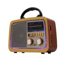 Rádio Retrô Caixa de Som Vintage Kapbom