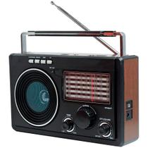 Rádio Retrô Cnn-686 Recarregável Am Fm 3w Rms 4 Ohms - Livstar