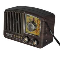 Rádio Retro com Bluetooth Am Fm Sw Livstar 3 Bandas