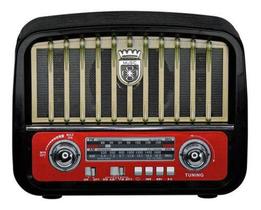 Rádio retrô inova am/fm/sw 3 bandas com reprodutor usb/sd/tf - rad8394