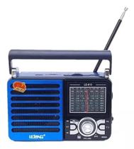 Radio Retro LeLong Le-613 Antigo Am Fm Sw Usb Sd Tf Lanterna Bluetooth
