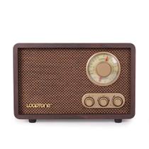 Rádio Retro LoopTone FM/AM com Bluetooth e Alto-Falante 3W