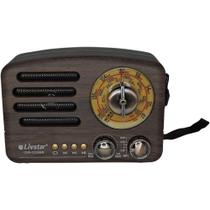 Rádio Retro Portatil com Bluetooth 3 Bandas - Livstar