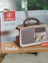 Radio retro portátil - Kapbom ka3188