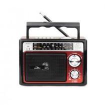 Rádio Retrô Portátil Vintage Fm Am Sw Usb P2 Sd Recarregável - Grasep