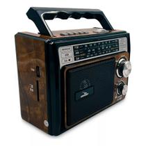 Rádio Retro Radinho Vintage Portátil Potente Usb Mp3 Am Fm