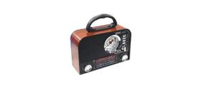 Rádio Retrô Recarregável Am/Fm/Sd/Bluetooth Le-643 Lelong