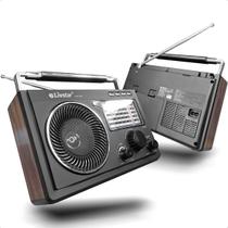 Rádio Retrô Recarregável Analógico Bluetooth Bivolt AM/FM CNN-686